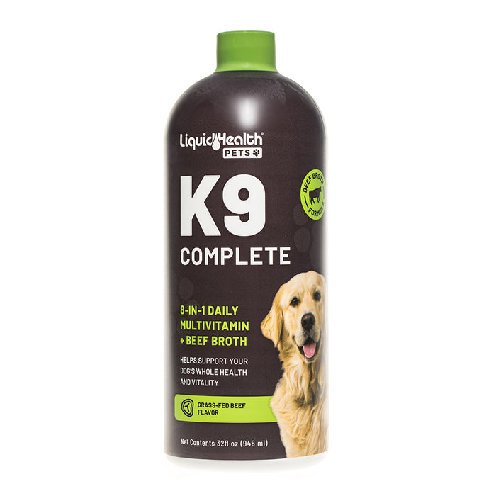 NEW! K9 Complete 8-in-1 Multivitamin For Dogs w/ Beef Broth