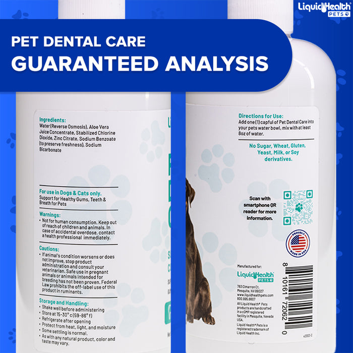 NEW! Pet Dental Care Water Additive For Dogs & Cats