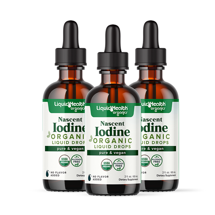 Organic Nascent Vegan Iodine Liquid Drops 250 mcg