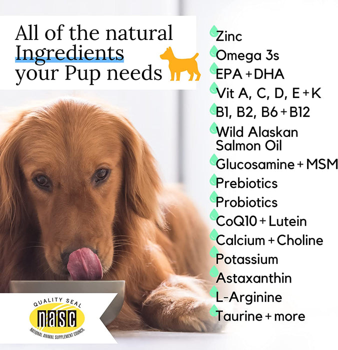 NEW! K9 Complete 8-in-1 Multivitamin For Dogs w/ Beef Broth