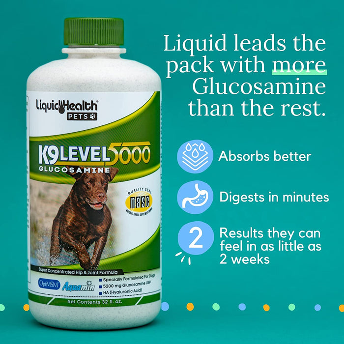 K9 Level 5000 Glucosamine For Dogs