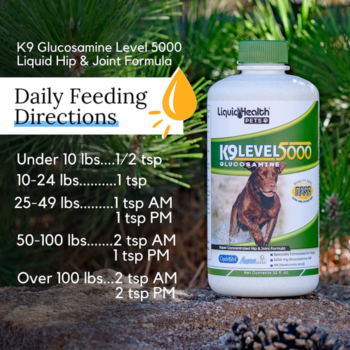 K9 Level 5000 Glucosamine For Dogs