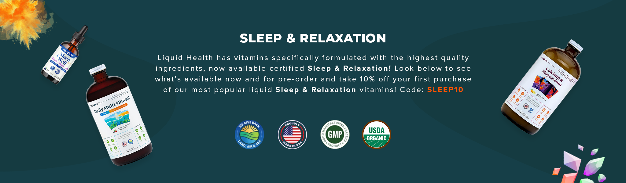 Sleep & Relaxation — Liquid Health Wholesale