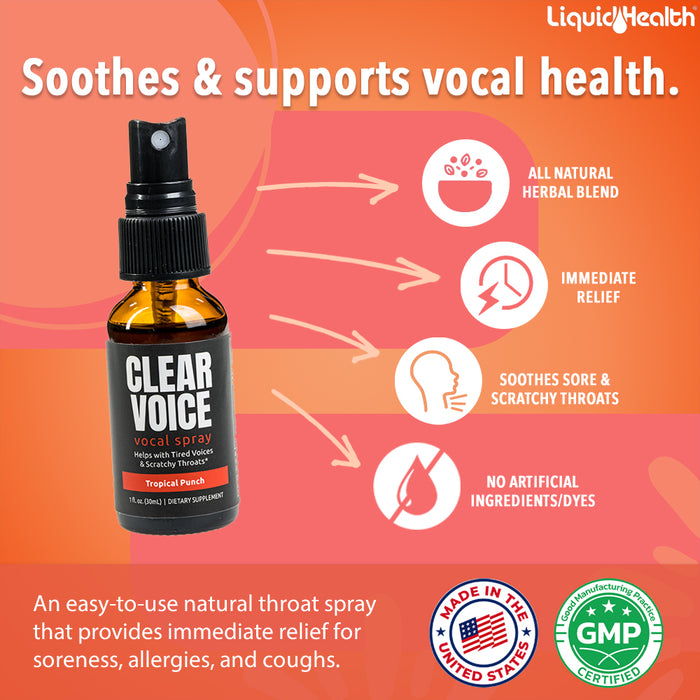 Clear Voice - Vocal Spray
