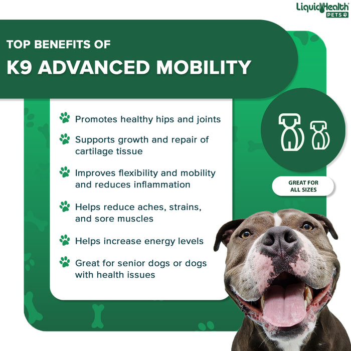 K9 Advanced Mobility Glucosamine For Dogs