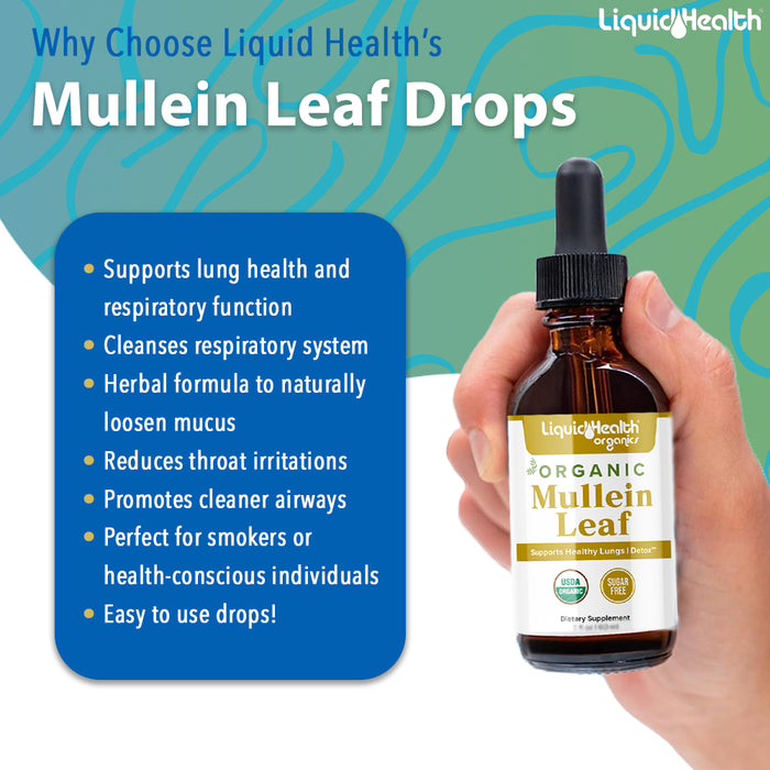 NEW! Mullein Leaf Extract (Organic, 1000 mg)