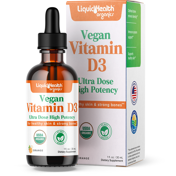 Organic Vegan Vitamin D3 Liquid Drops