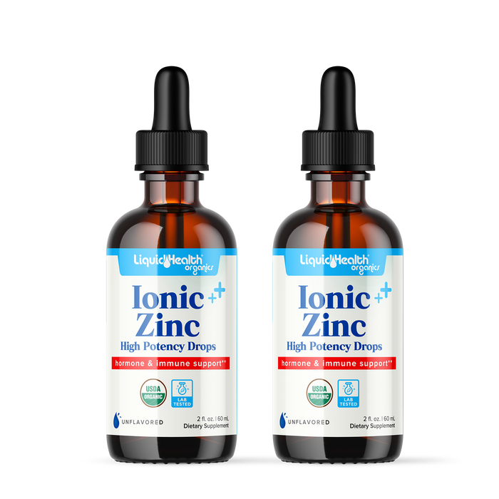 Organic Liquid Ionic Zinc High Potency Drops