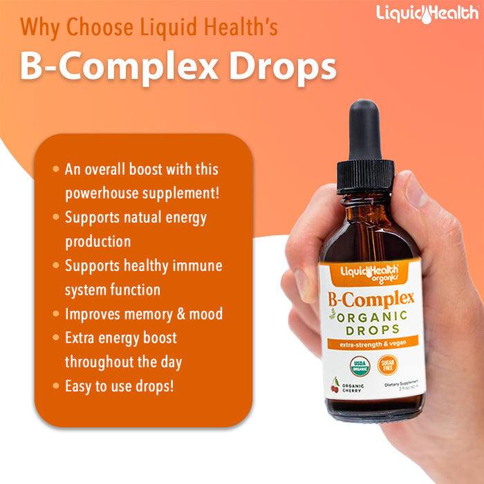 NEW! Organic Vitamin B-Complex Drops