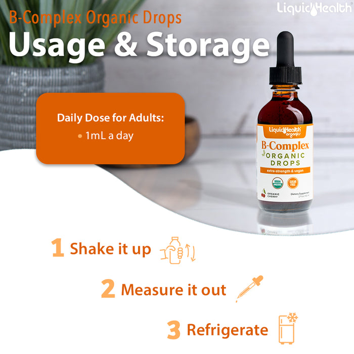 NEW! Organic Vitamin B-Complex Drops