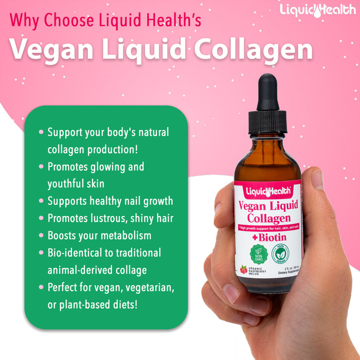 NEW! Vegan Collagen Hair Growth Drops w/ Biotin