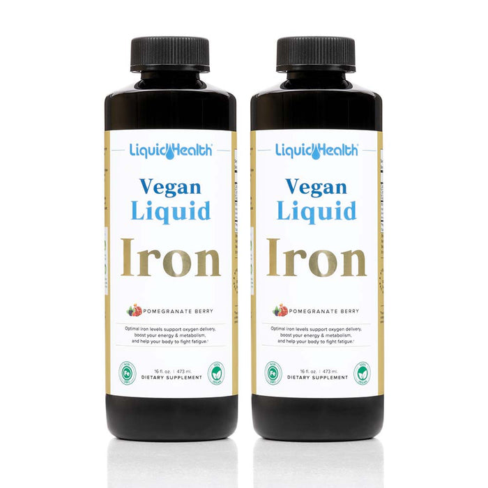 Vegan Liquid High Potency Iron Supplement