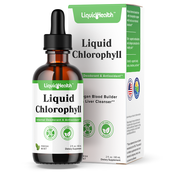 Liquid Chlorophyll Drops | Internal Deodorizer & Antioxidant